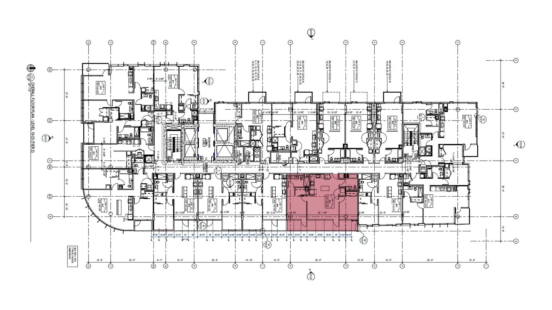 Floor Levels: 19-23